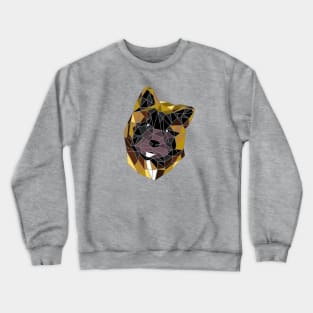 American Akita Stained Glass Crewneck Sweatshirt